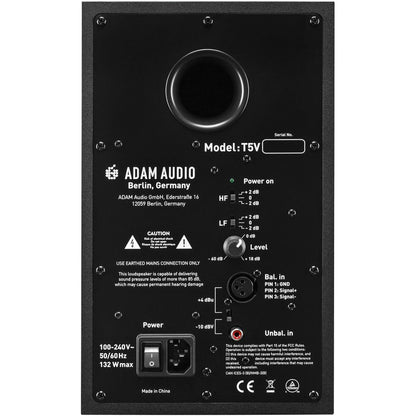 Adam Audio T5V T-Series Active Nearfield Monitor (Single)