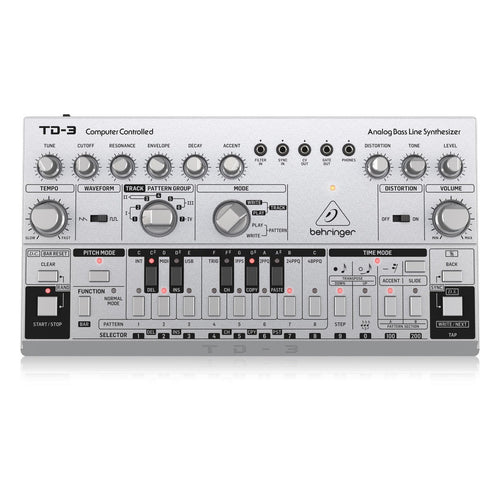 Behringer TD-3-SR Analog Bass Line Synth Silver