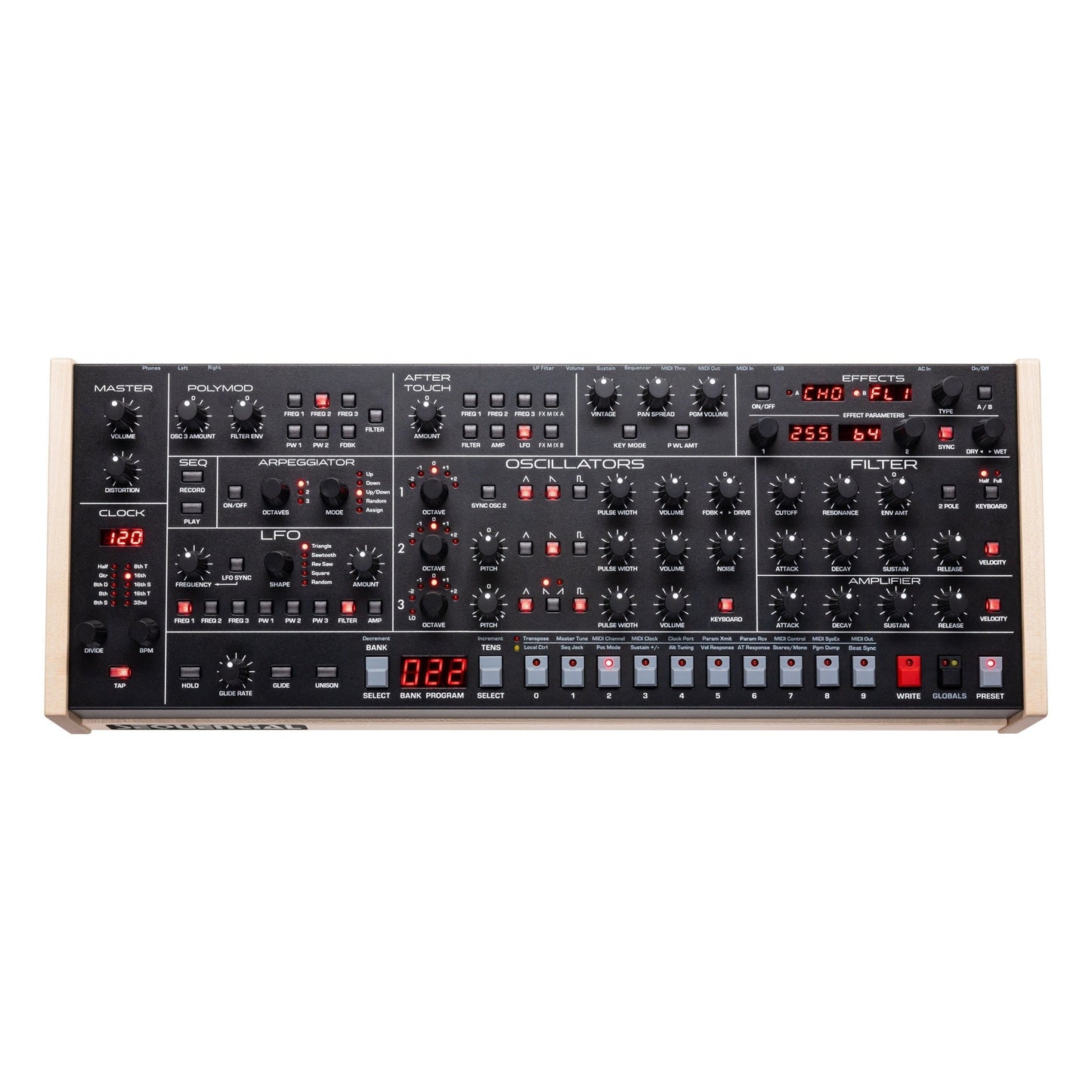 Sequential Trigon-6 Desktop Six Voice Analog Poly Synthesizer Module