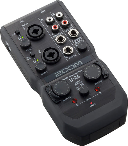 Zoom U-24 Portable USB Handy Audio Interface
