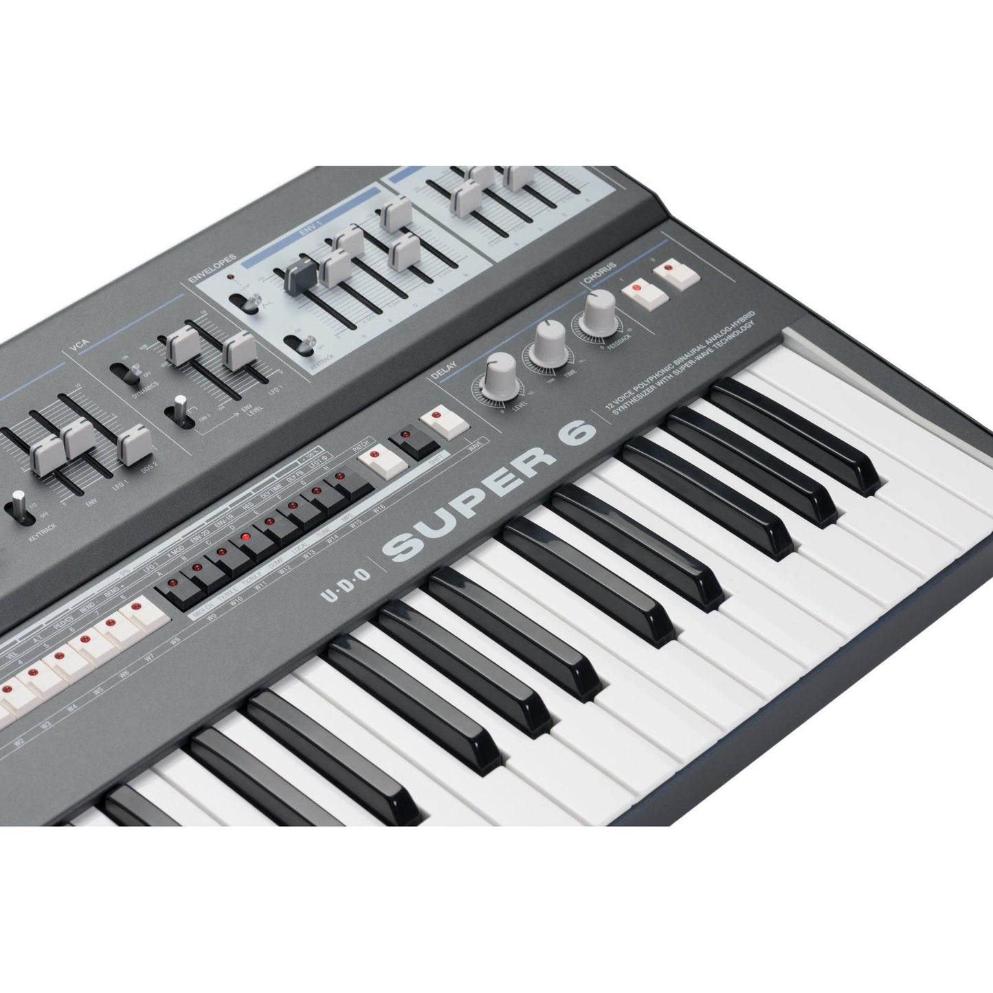 UDO Audio Super 6 Polyphonic Synthesizer - Gray