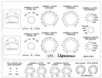 UnderTone Audio UnFairchild 670M II Stereo Tube Compressor