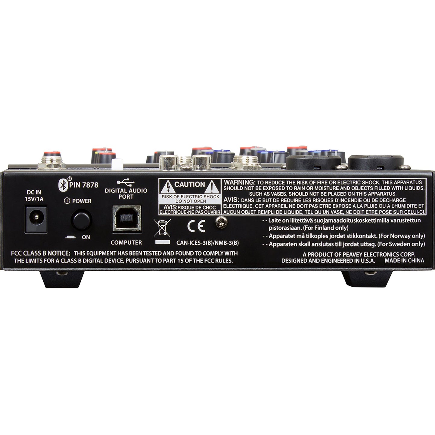 Peavey PV® 6 BT 6-Channel Compact Mixer with Bluetooth