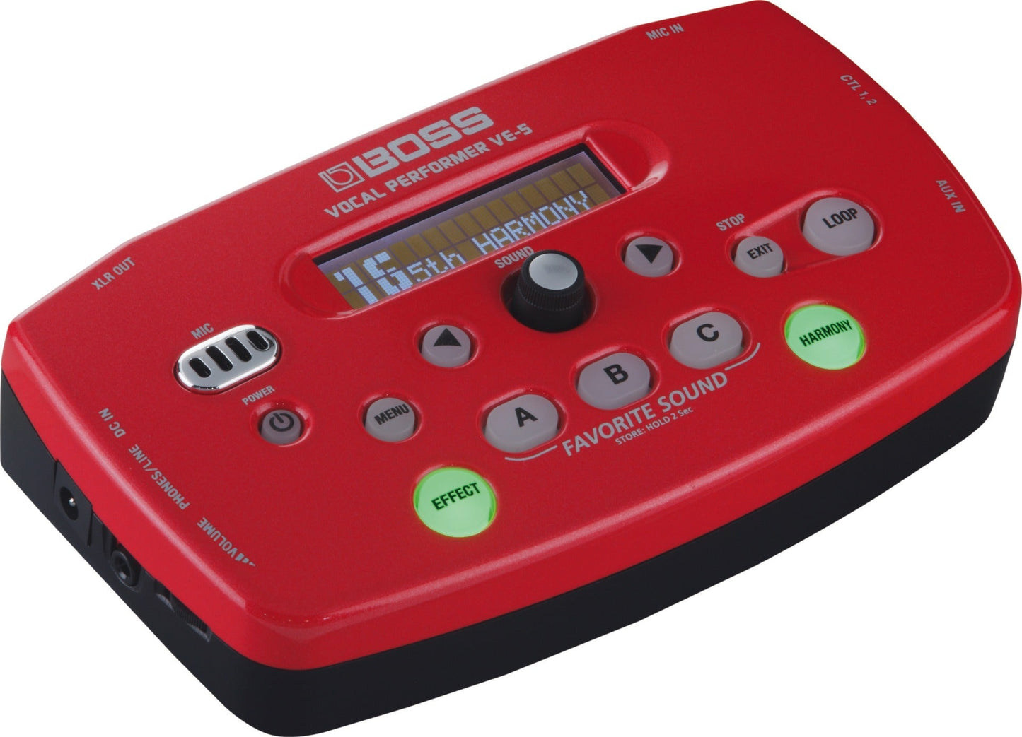 Boss VE-5 Red Vocal Performer Effects Processor