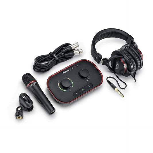 Focusrite Vocaster One Studio Essential Podcaster Kit