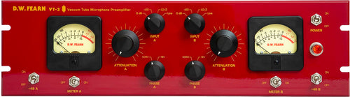 DW Fearn VT-2 Dual Channel Vacuum Tube Microphone Preamp