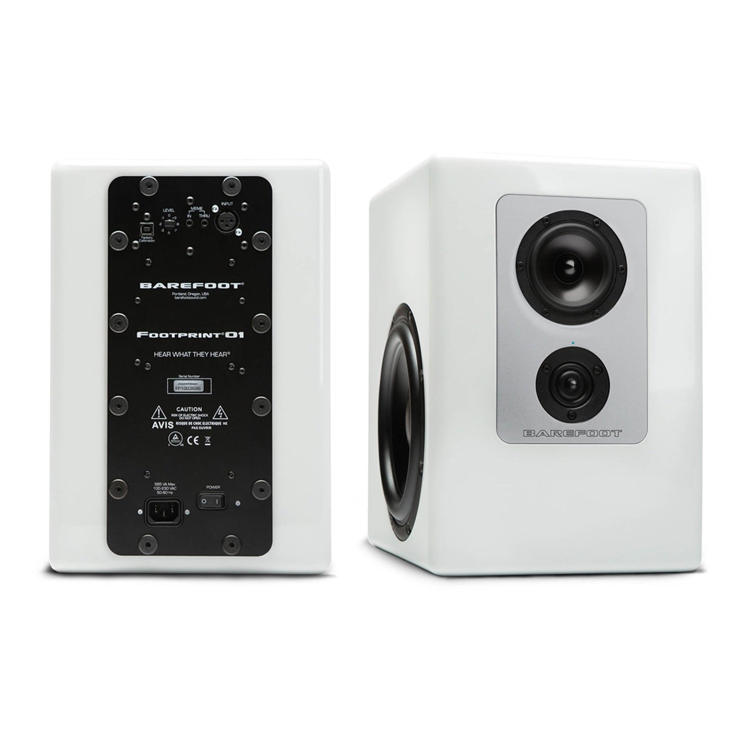 Barefoot Footprint01 3-way Active Near Field Monitor - Pair