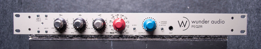Wunder Audio 19” 1U Version Equalizer / Microphone Preamp