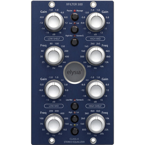 Elysia Xfilter 500-Series Class A Stereo Equalizer