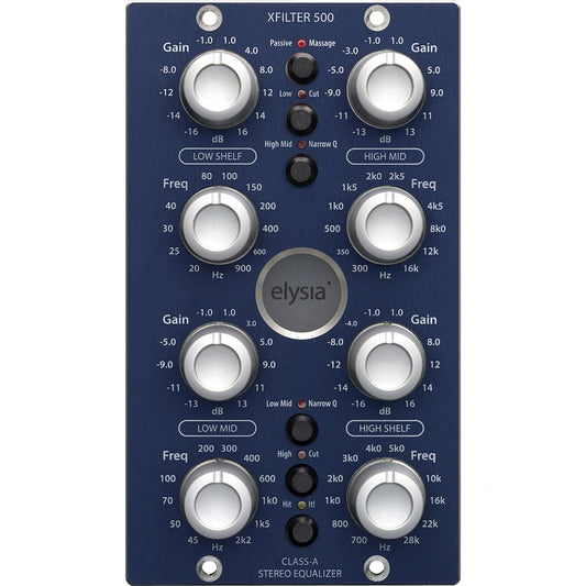 Elysia Xfilter 500-Series Class A Stereo Equalizer