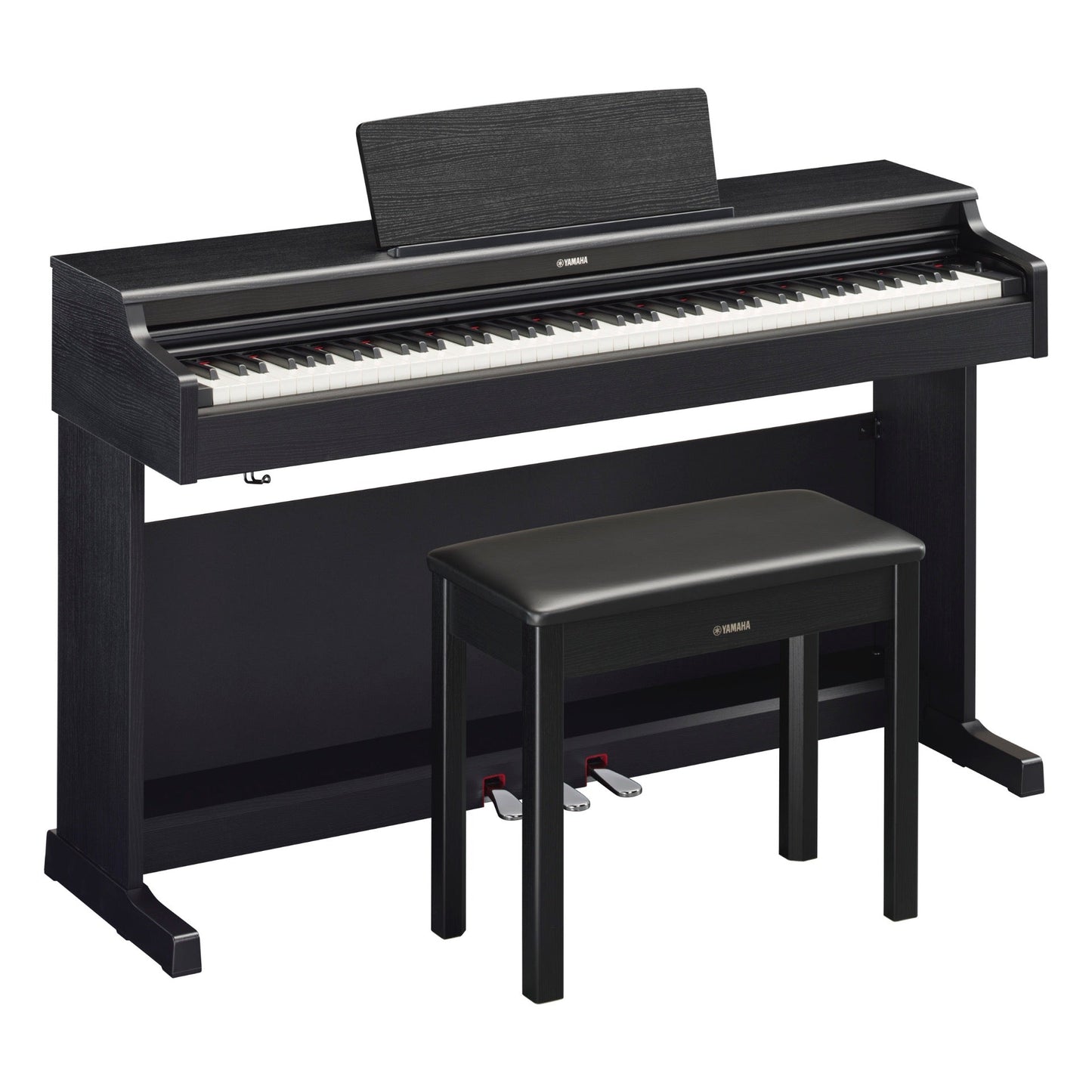 Yamaha YDP165B Black Walnut Arius Traditional Console Digital Piano with Bench