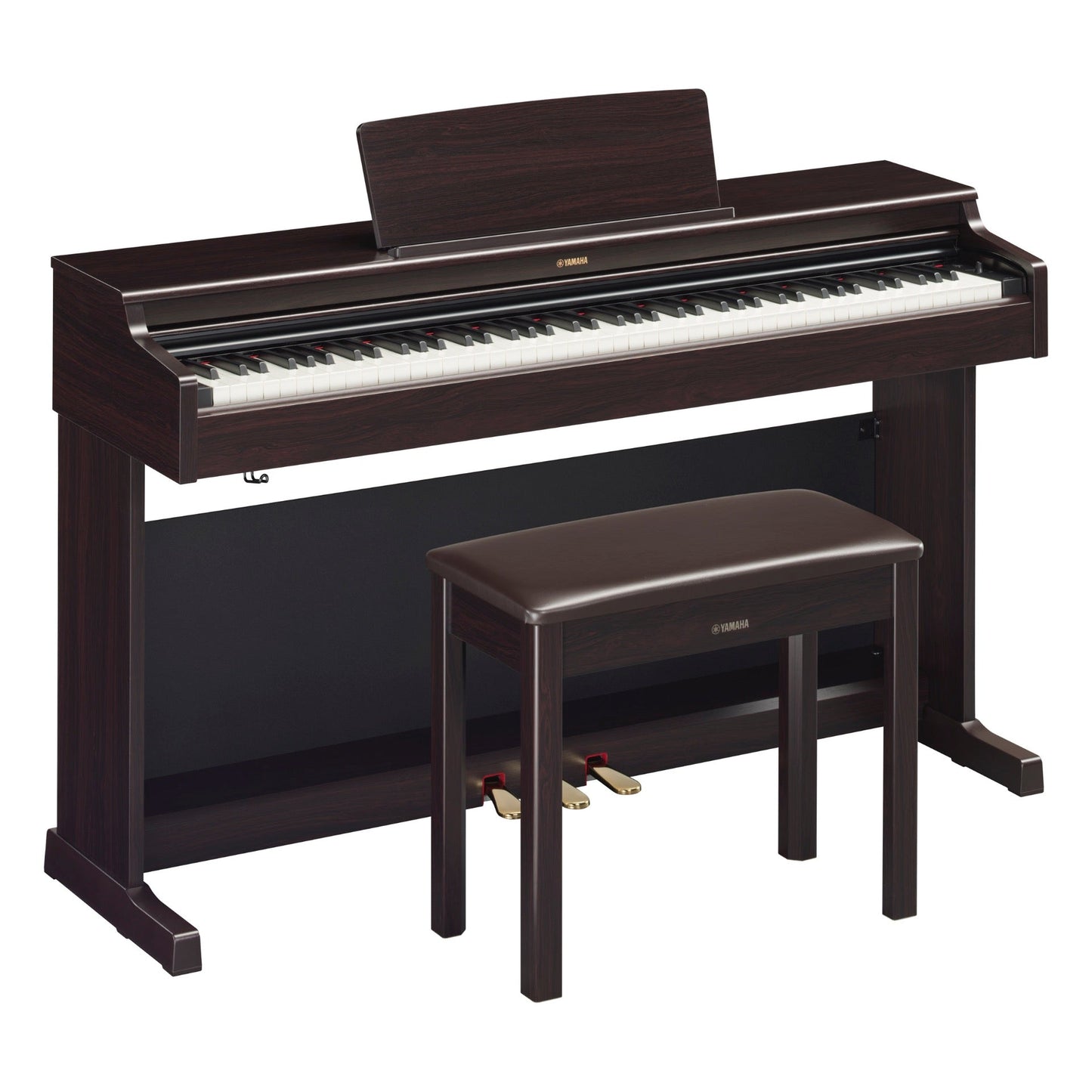 Yamaha YDP165R Dark Rosewood Arius Traditional Console Digital Piano with Bench