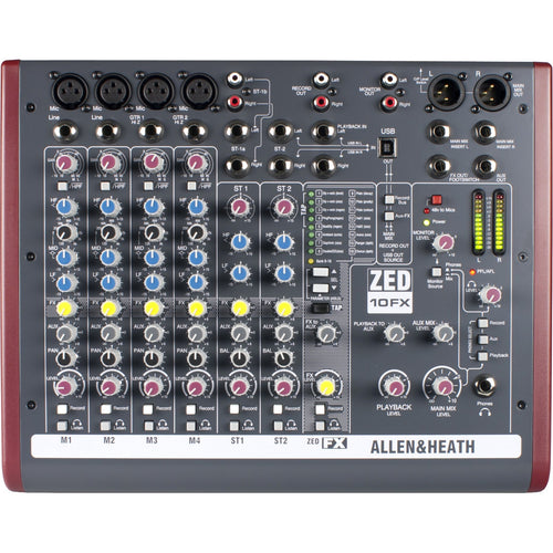 Allen & Heath ZED-10FX USB Mixer